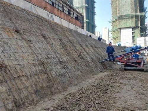 清水河建筑边坡支护